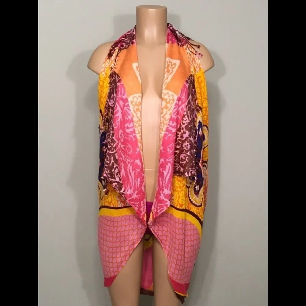 Brightly colored Pasmina scarf wrap.  NWOT